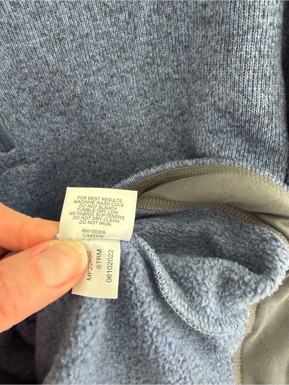 Peter Millar Crown Sweater Fleece 1/4 Zip Pullover Blue Large Golf